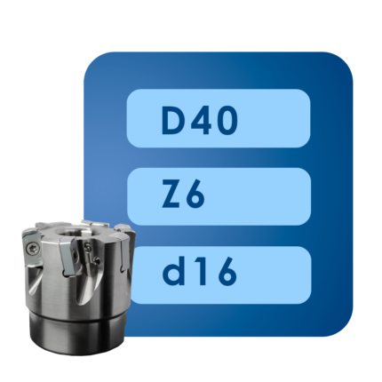 Корпус фрезы logu03*d40*d16*z6