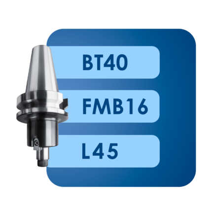 Оправка для насадных фрез bt40*fmb16*l45