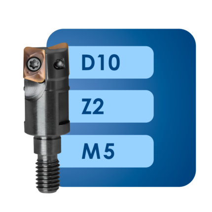 Фрезерная головка admt07*d10*m5*z2