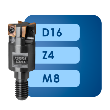 Фрезерная головка admt07*d16*m8*z4