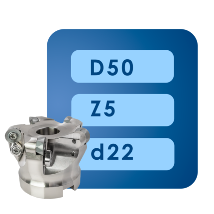 Корпус фрезы rpmt12*d50*d22*z5