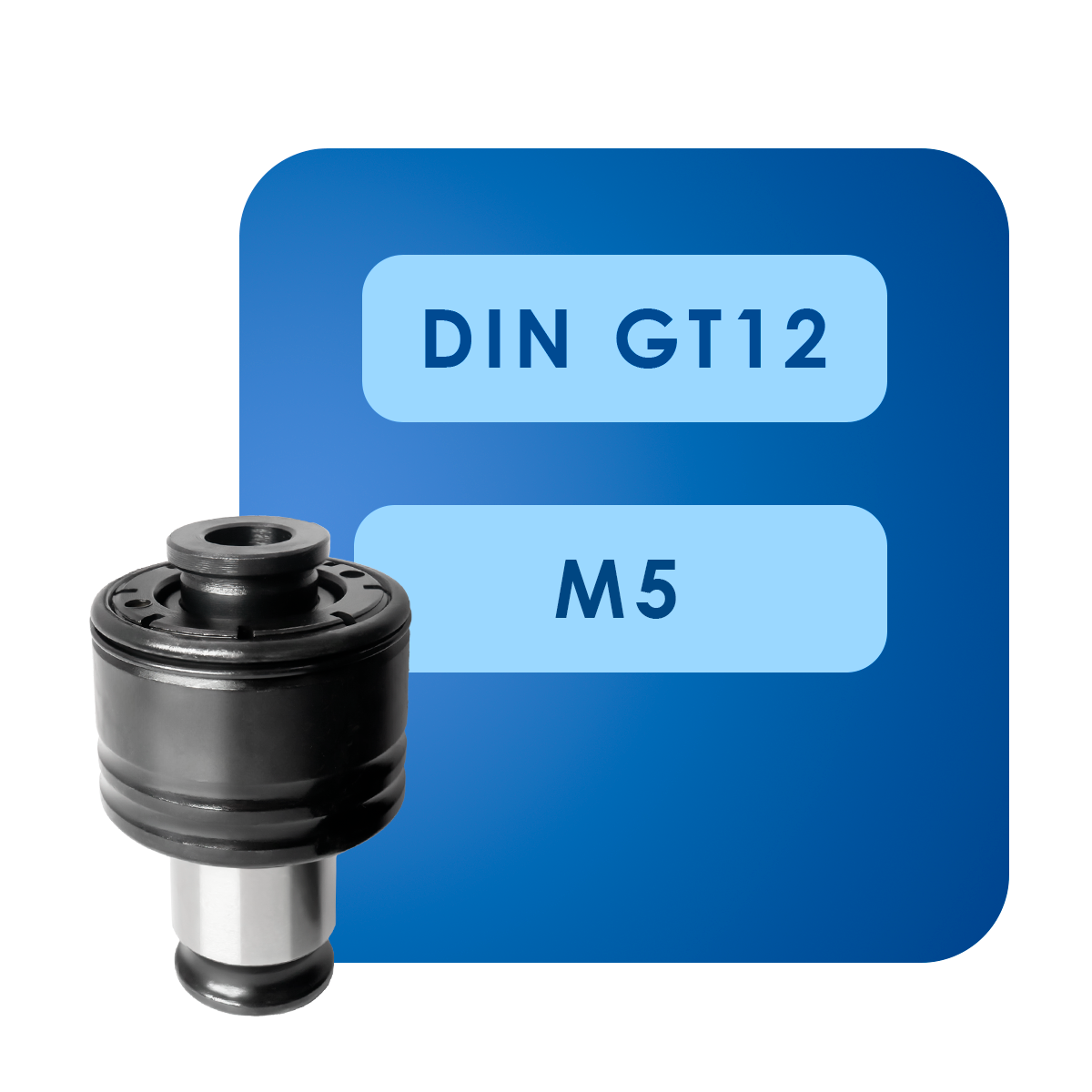 DIN М5 Адаптер резьбонарезной din gt12 m5