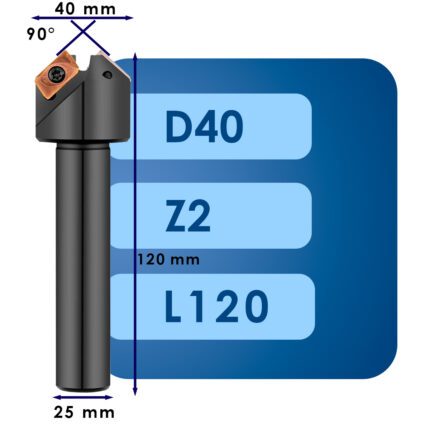 Корпус фасочной фрезы apmt16*d20*d16*z1*l120 (Копировать)