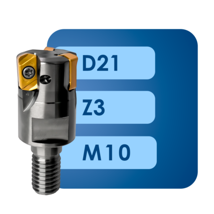 Фрезерная головка lnmu03*d21*m10*z3