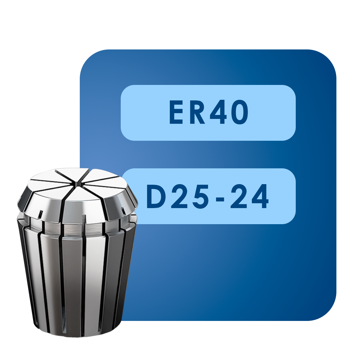 D25-24 Цанга er40*d25 26мм