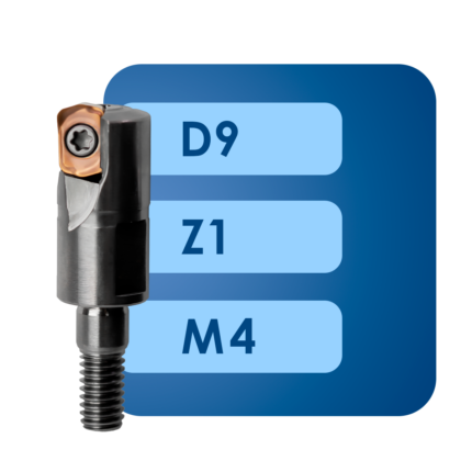 Фрезерная головка lnmu02*d9*m4*z1