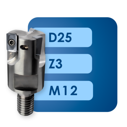 Фрезерная головка apmt11*d25*m12*z3