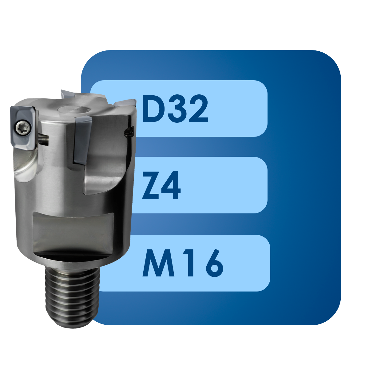 D32 Фрезерная головка apmt11*d32*m16*z4