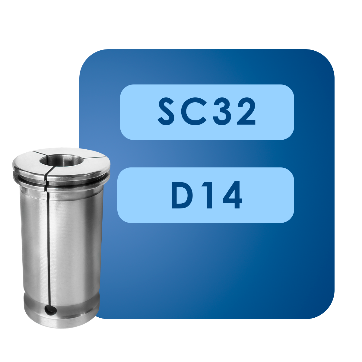 D14 (1) Цанга для силового патрона sc32*d14